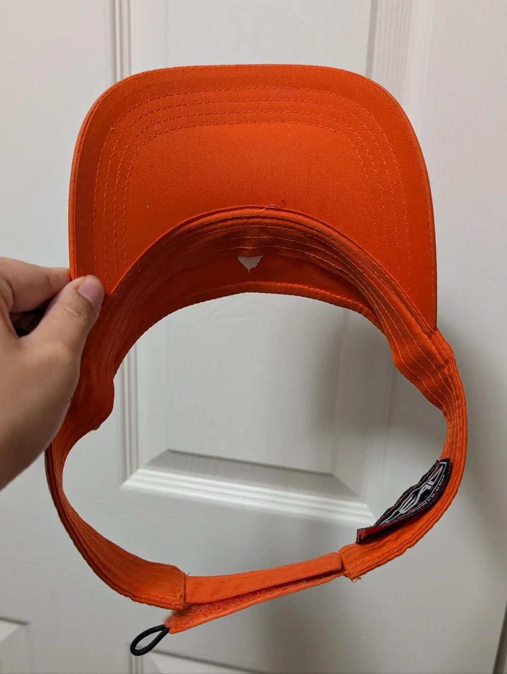 Vintage Four Seasons Resort Nevis West Indies Hat 90's Imperial Cap Visor Orange